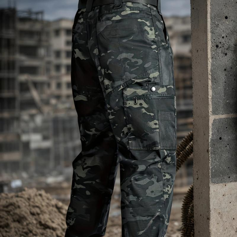 Men's Combat Training Multi-Pocket Water-Repellent Outdoor Multi-Pocket Trousers