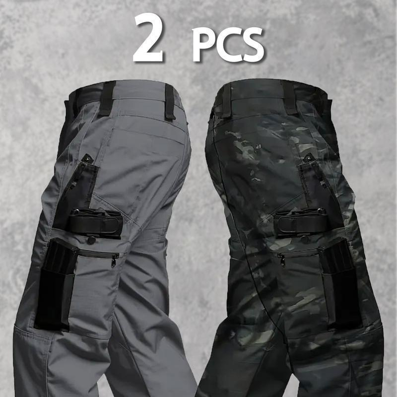 Men's Combat Training Multi-Pocket Water-Repellent Outdoor Multi-Pocket Trousers