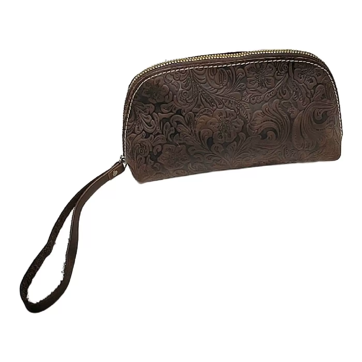 瘋馬皮ッ牛皮筆袋/化妝包/男女通用手拿包 453K號