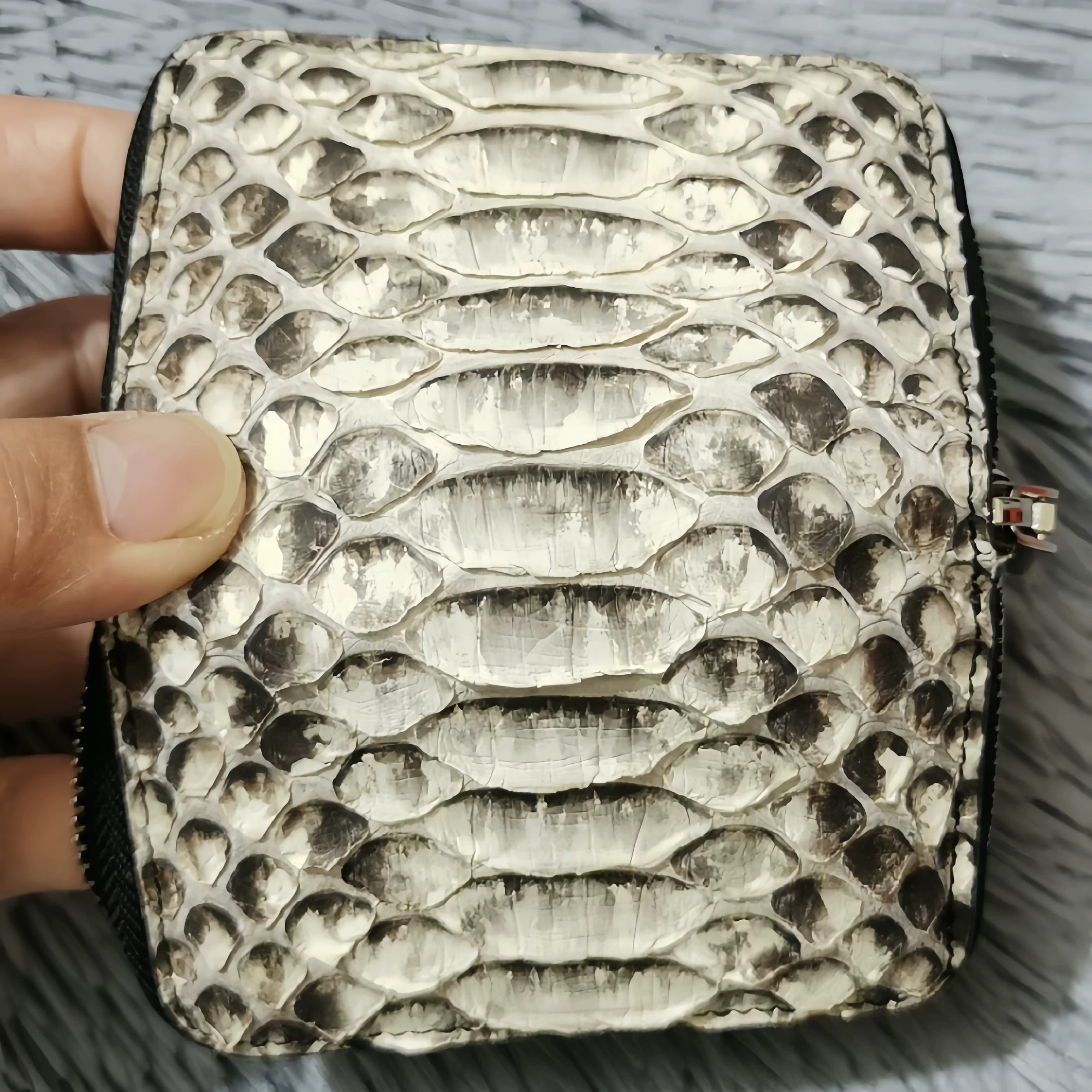 進口蛇皮小卡包