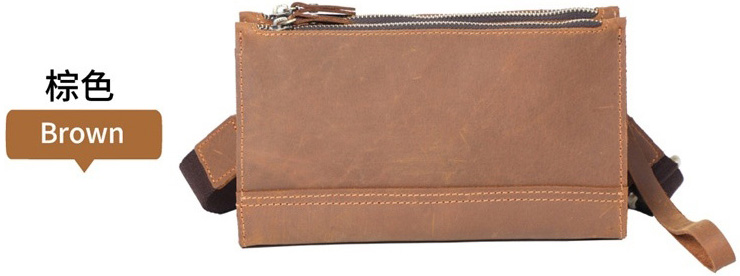 香港狄記皮具 狄記 原創真皮手工 ins郵差包 ins風格包包 頭層牛皮包包 皮革 原創手工真皮 皮件 頭層瘋馬牛皮三隔層薄款肩背小包 [LB1225] likehouse 喜番屋