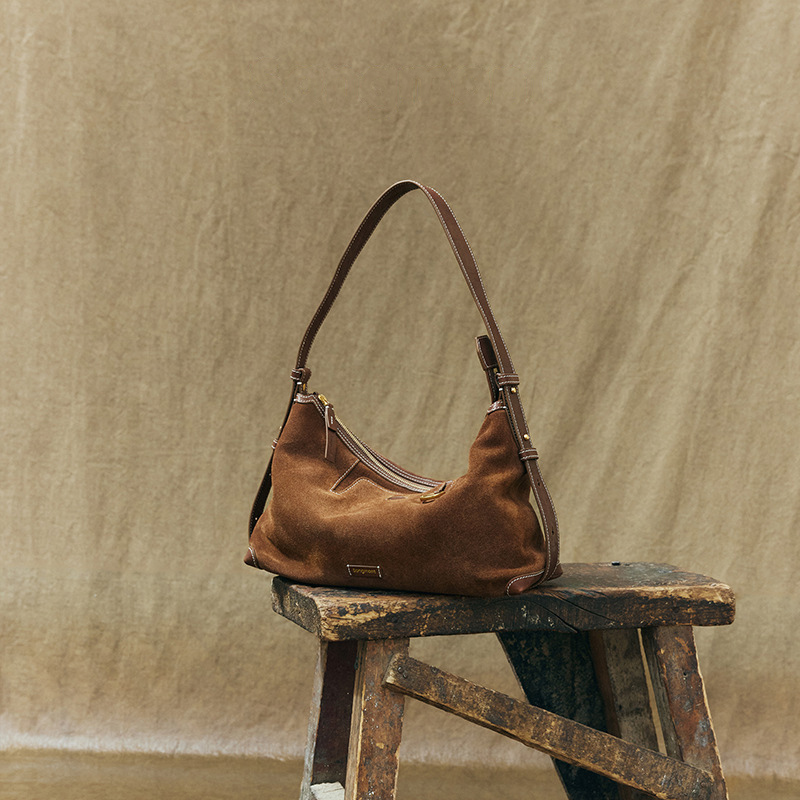 DEEPKEE BAGS hobo麂皮包 9101號