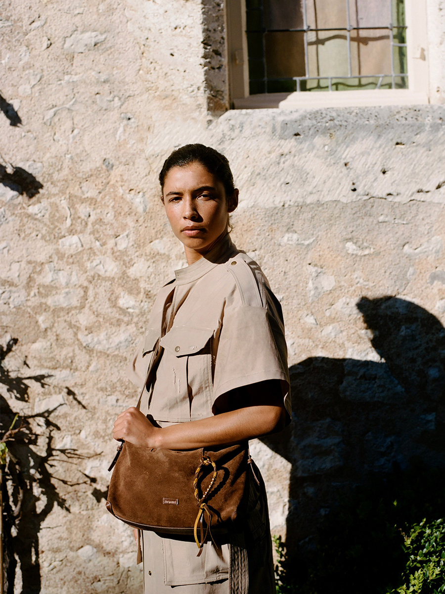 DEEPKEE BAGS hobo麂皮包 9101號