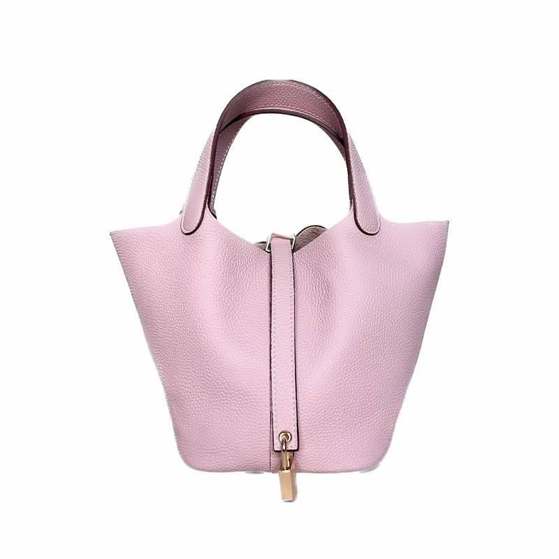 DEEPKEE 手工真皮 フォワード 高級感菜籃子女包 10082號