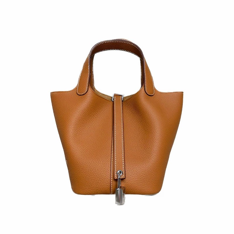 DEEPKEE 手工真皮 フォワード 高級感菜籃子女包 10082號