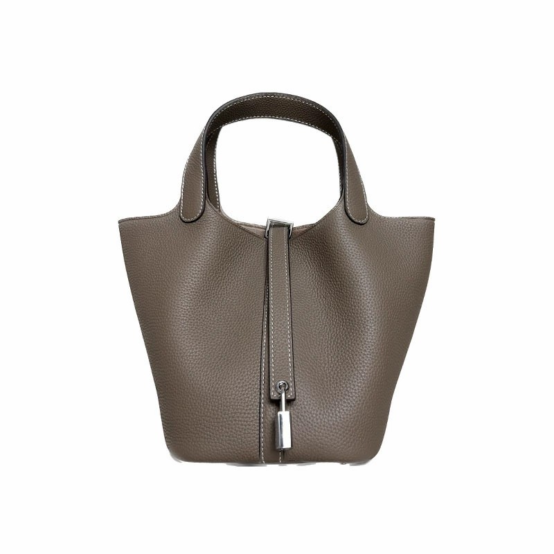 DEEPKEE 手工真皮 フォワード 高級感菜籃子女包 10082號