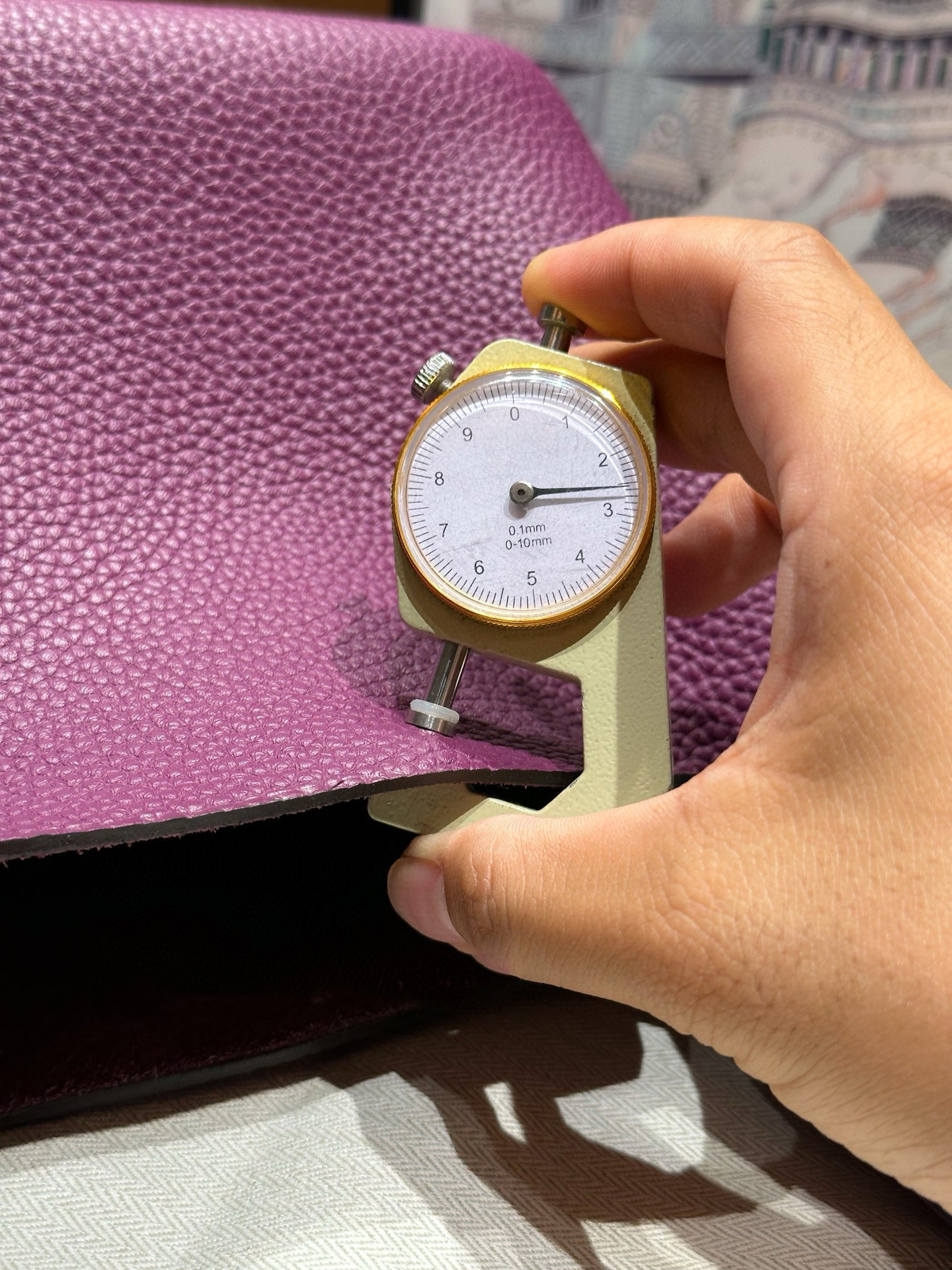 DEEPKEE 手工真皮 フォワード 高級感菜籃子女包 10082號