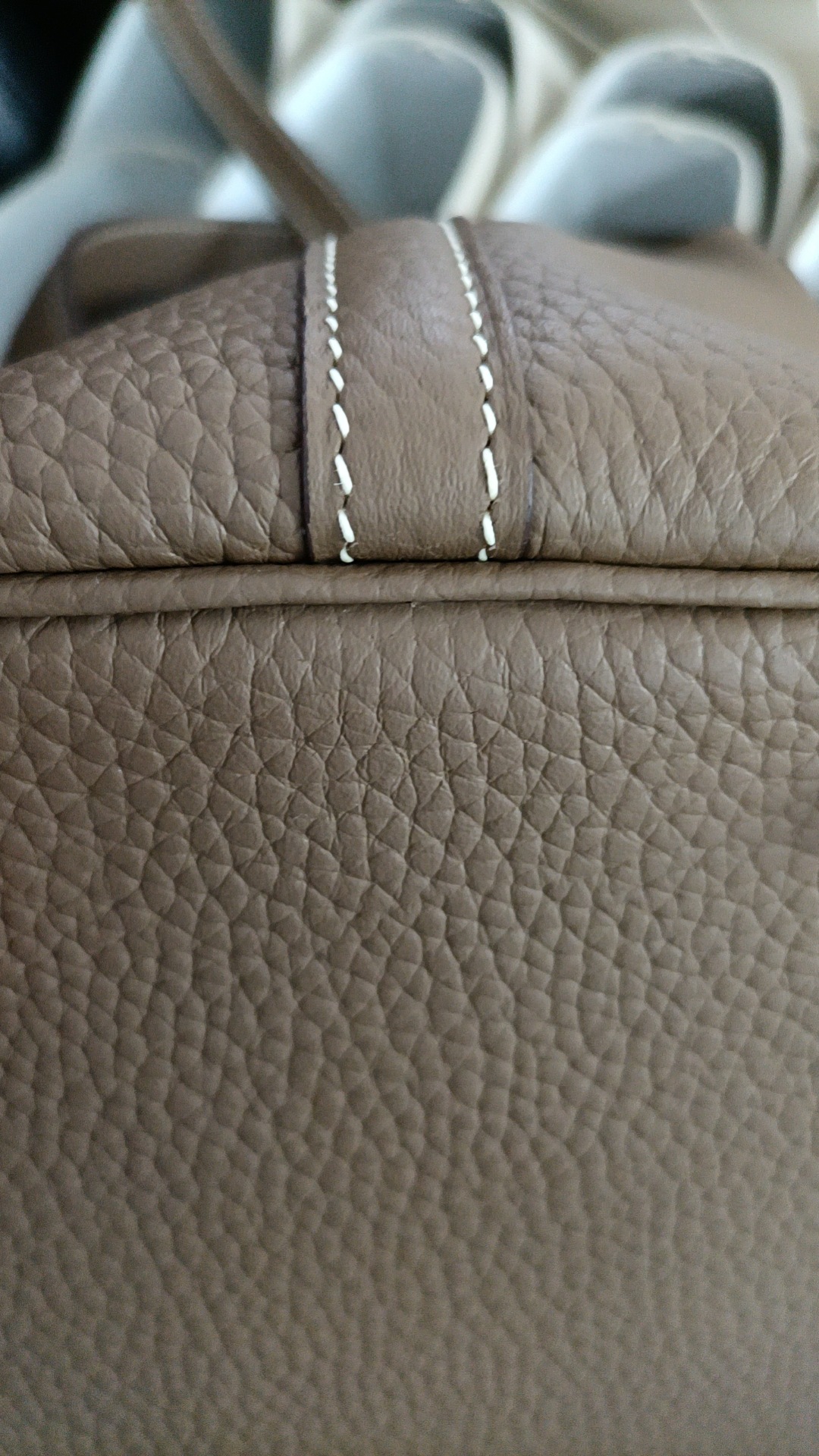 DEEPKEE 手工真皮 フォワード 高級感菜籃子女包 10082號