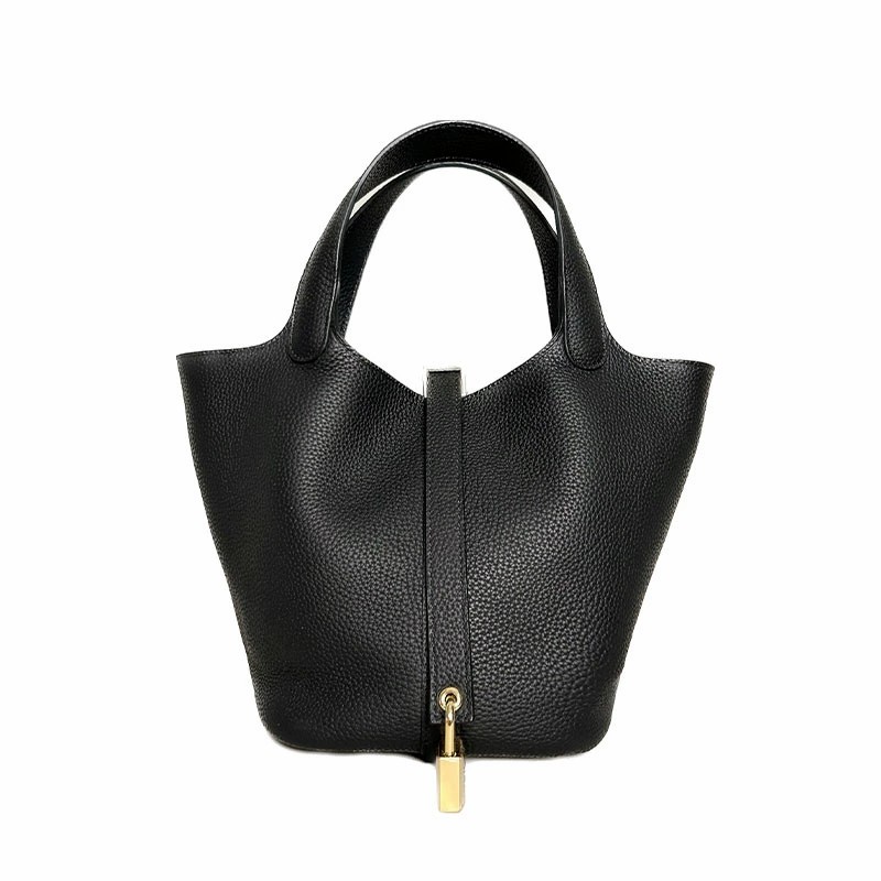 DEEPKEE 手工真皮 フォワード 高級感菜籃子女包 10082號