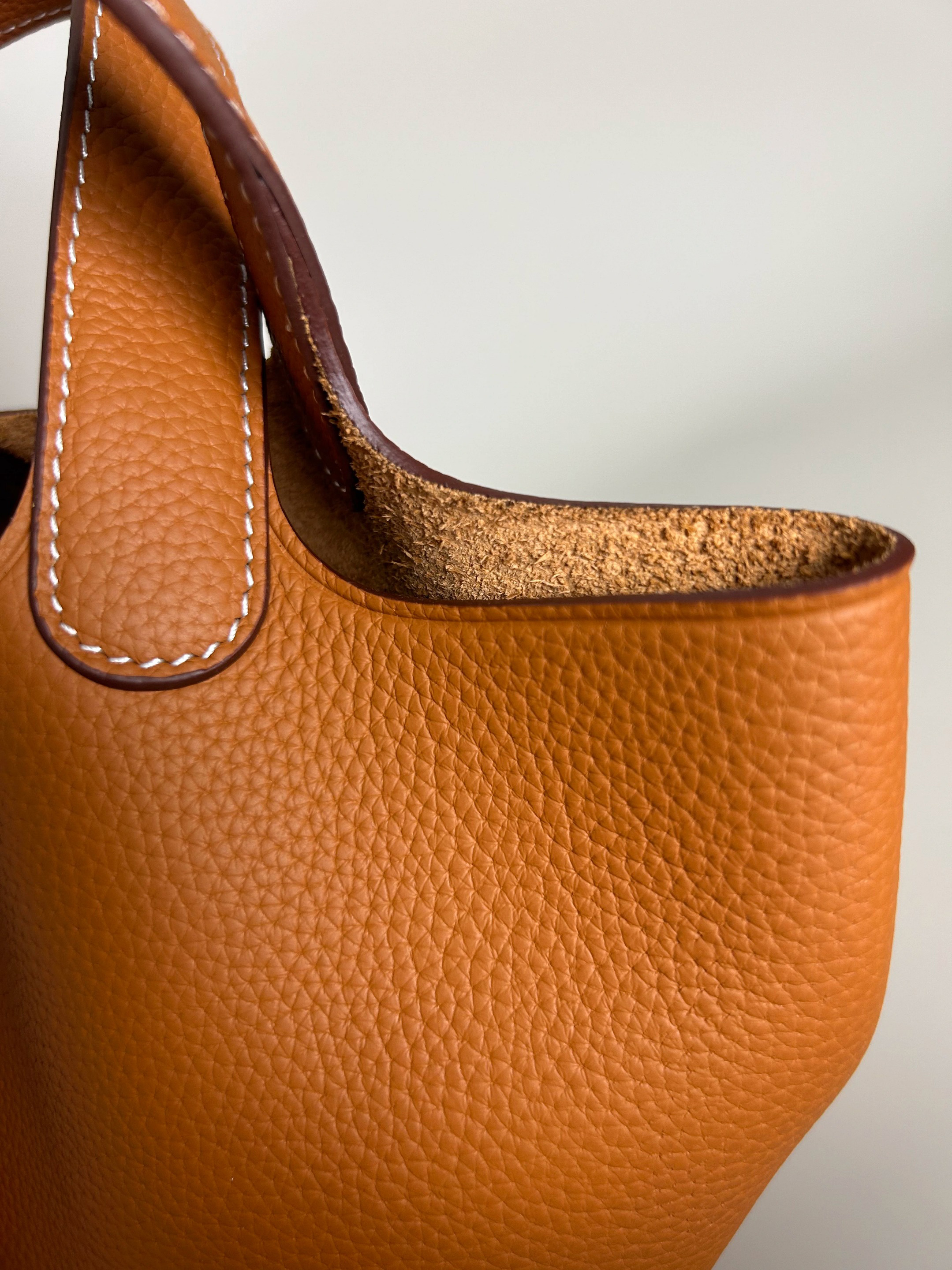 DEEPKEE 手工真皮 フォワード 高級感菜籃子女包 10082號