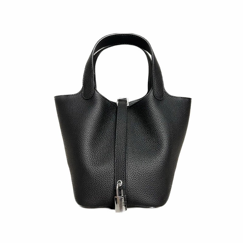 DEEPKEE 手工真皮 フォワード 高級感菜籃子女包 10082號