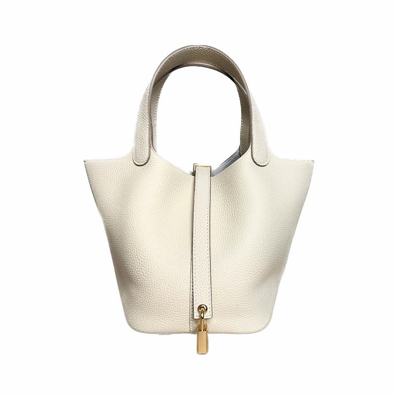 DEEPKEE 手工真皮 フォワード 高級感菜籃子女包 10082號