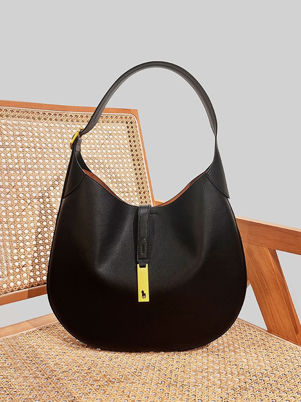 DEEPKEE 牛皮拉夫馬鞍可頌包 091003號