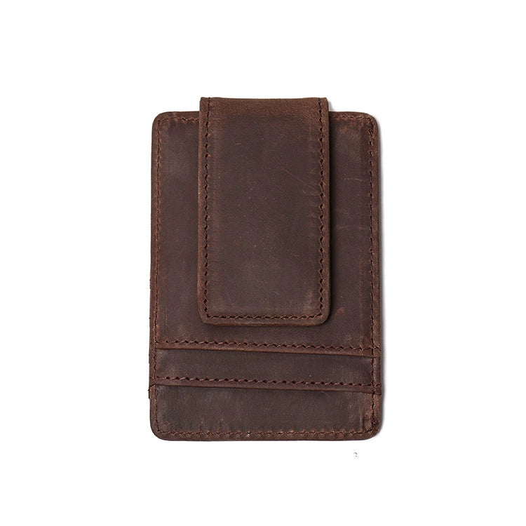 DEEPKEEE LEATHER | Minimalist RFID Blocking, Credit Card Holder For Men & Women No.J033