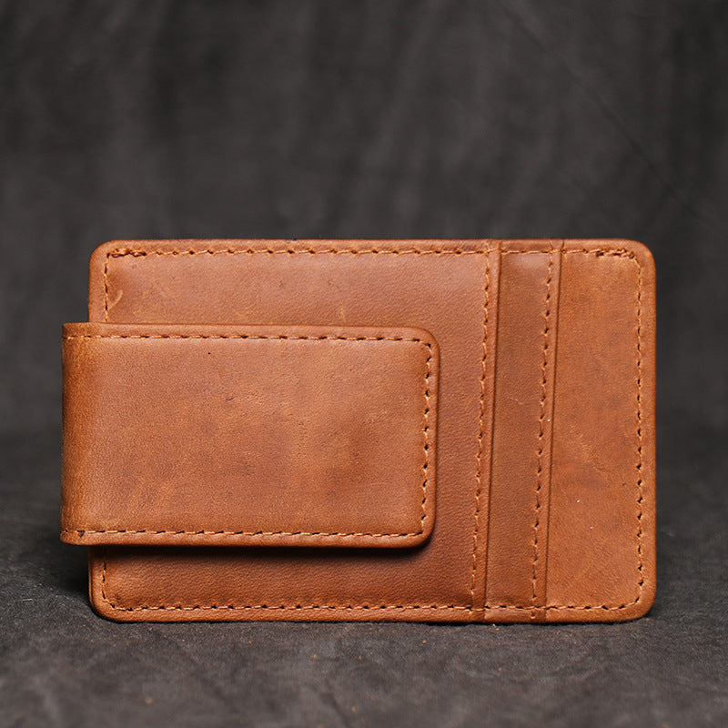 DEEPKEEE LEATHER | Minimalist RFID Blocking, Credit Card Holder For Men & Women No.J033
