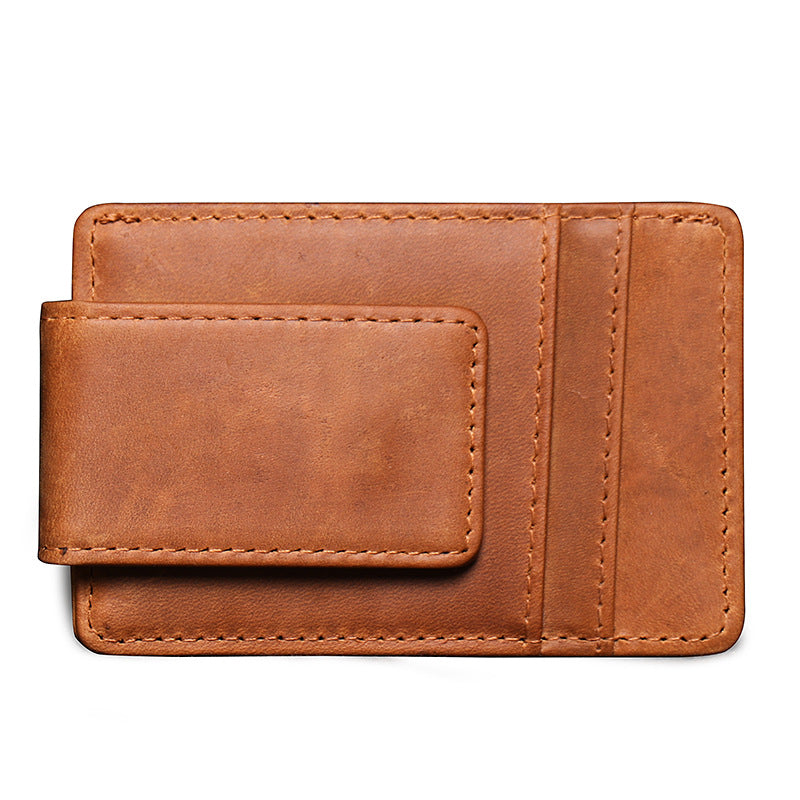 DEEPKEEE LEATHER | Minimalist RFID Blocking, Credit Card Holder For Men & Women No.J033