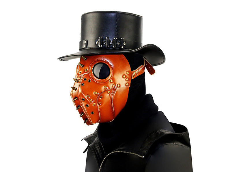 Gothic Steampunk Pumpkin Devil Mask #FHG65010