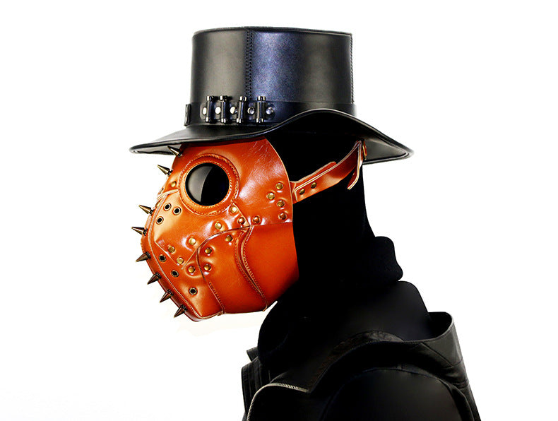Gothic Steampunk Pumpkin Devil Mask #FHG65010