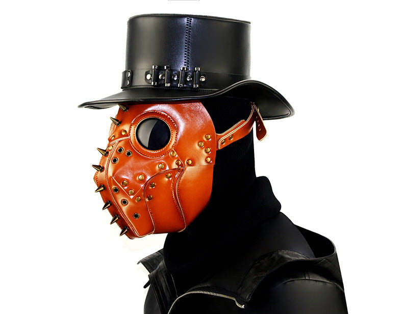 Gothic Steampunk Pumpkin Devil Mask #FHG65010
