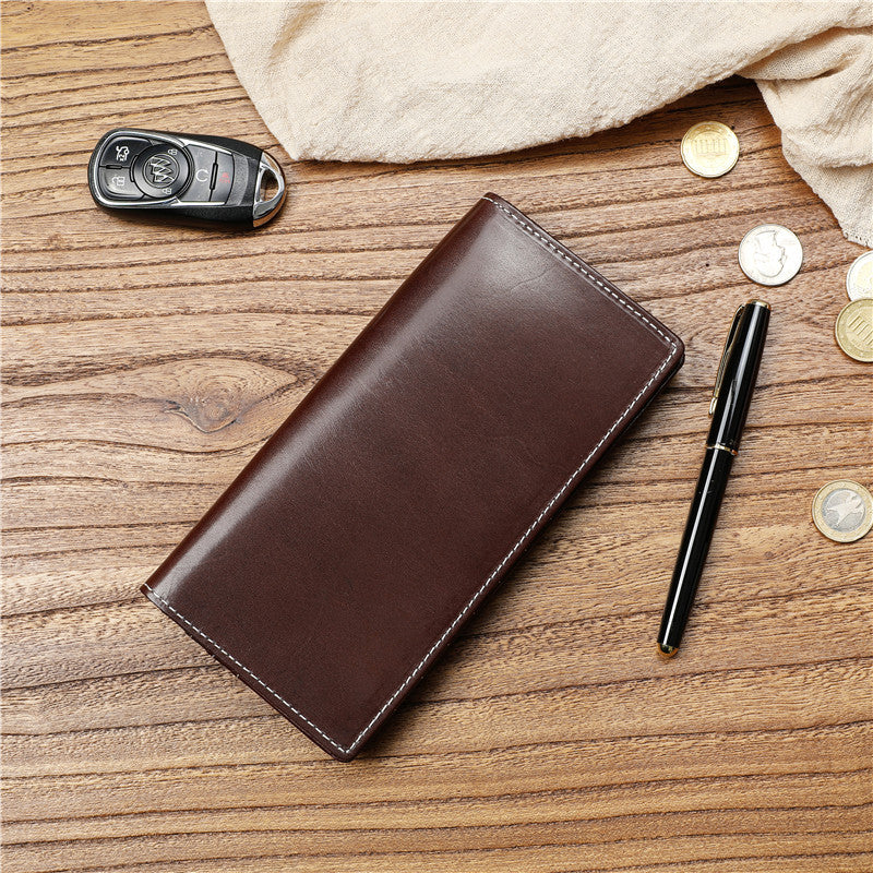 DEEPKEE HANDMADE Vintage Leather Men's Harley long Wallet Biker Wallet For Men #125_7