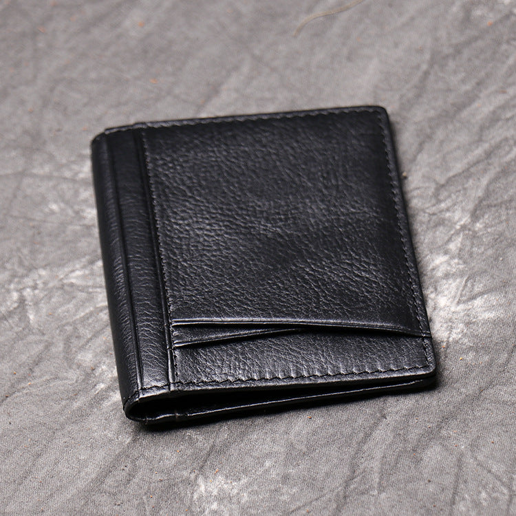 DEEPKEE LEATHER | First Layer Cowhide, Credit Card/Driver's License Holder No.1012