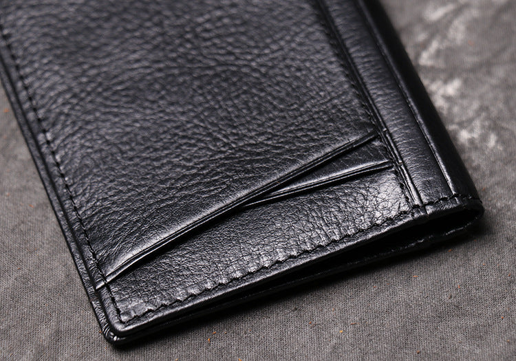 DEEPKEE LEATHER | First Layer Cowhide, Credit Card/Driver's License Holder No.1012