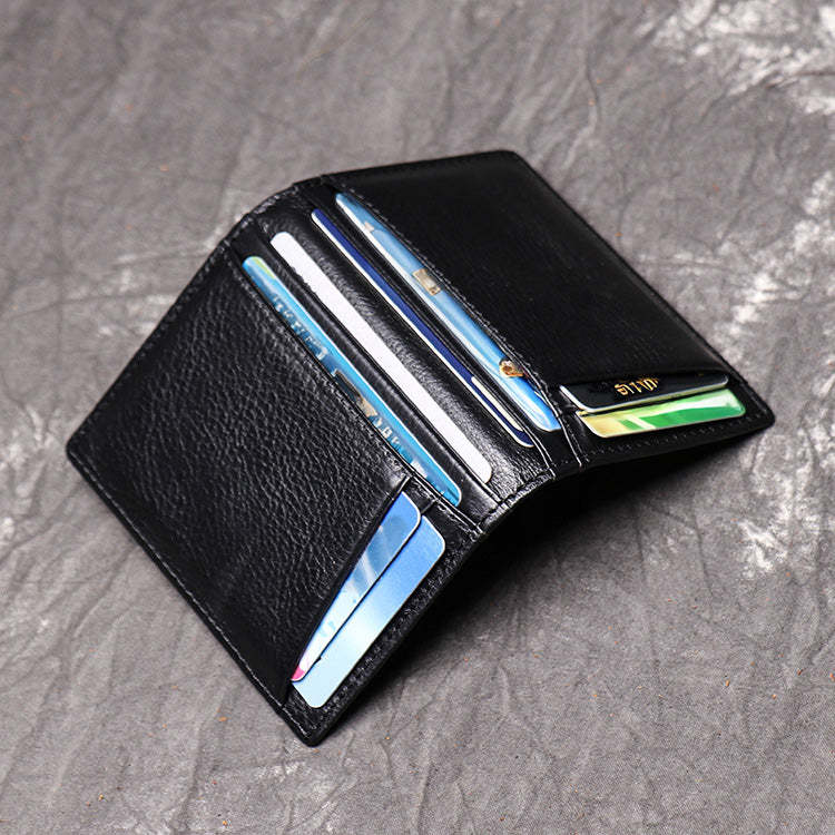 DEEPKEE LEATHER | First Layer Cowhide, Credit Card/Driver's License Holder No.1012