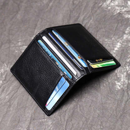 DEEPKEE LEATHER | First Layer Cowhide, Credit Card/Driver's License Holder No.1012