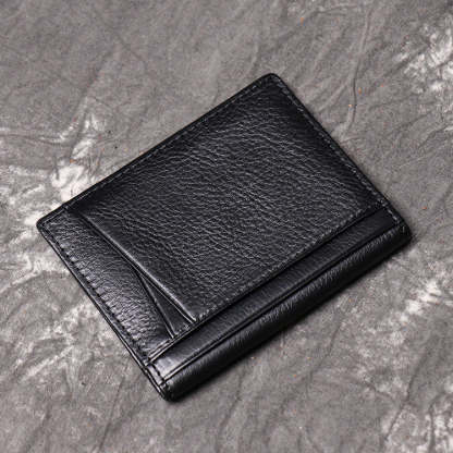 DEEPKEE LEATHER | First Layer Cowhide, Credit Card/Driver's License Holder No.1012