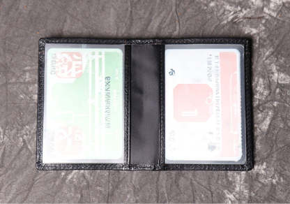 DEEPKEE LEATHER | First Layer Cowhide, Credit Card/Driver's License Holder No.1012
