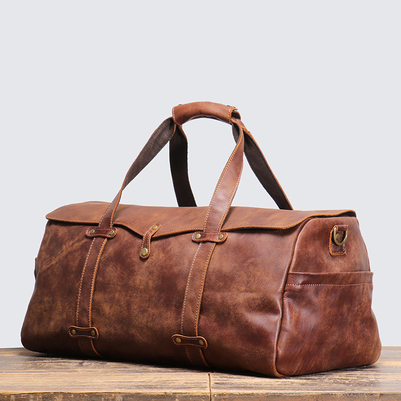 DEEPKEE LEATHER | Marty Nubuck Duffle Bag No.S1618