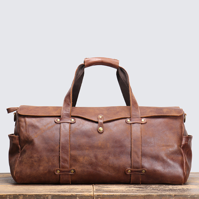 DEEPKEE LEATHER | Marty Nubuck Duffle Bag No.S1618