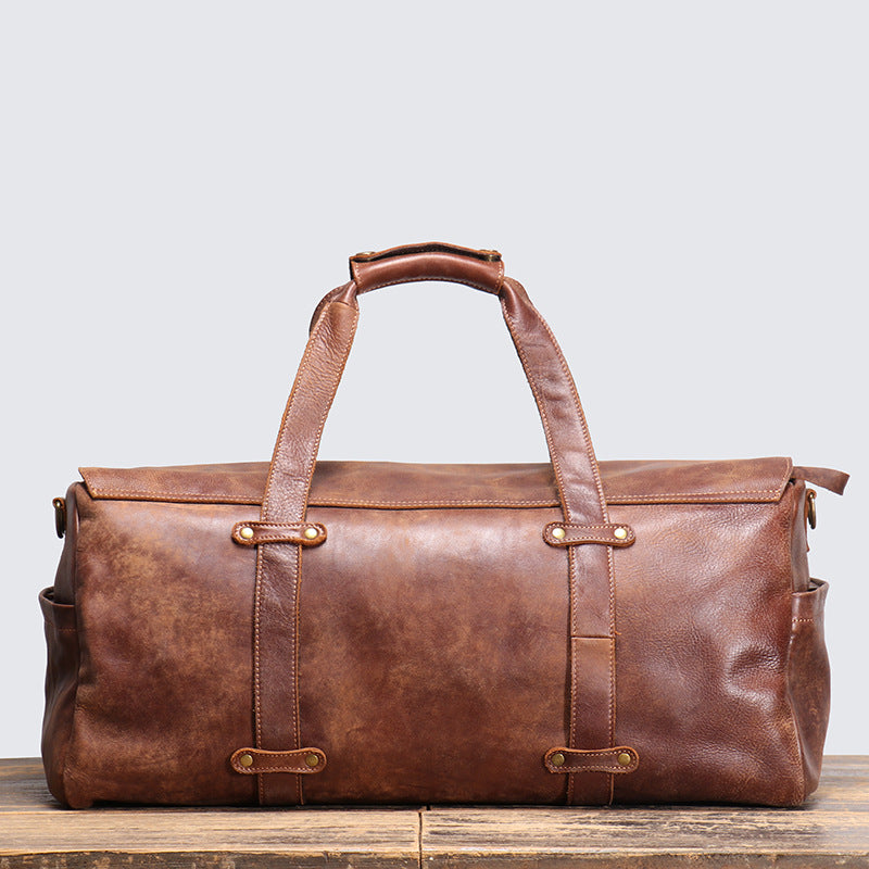 DEEPKEE LEATHER | Marty Nubuck Duffle Bag No.S1618