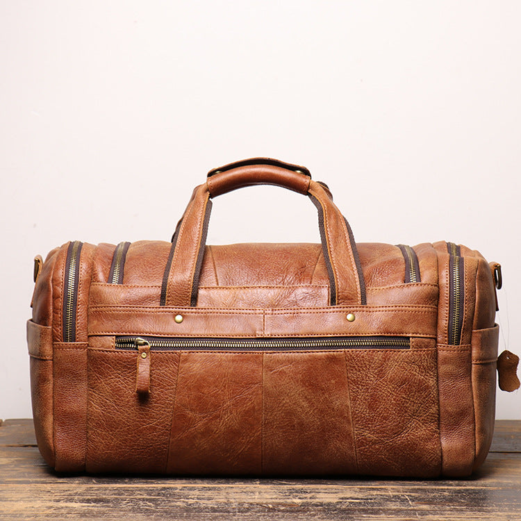 DEEPKEE LEATHER | Mattew Luggage Bag No.571 Classic Brown