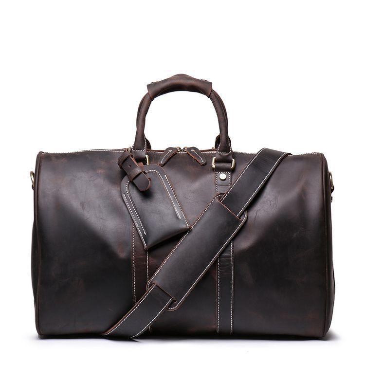 DEEPKEE LEATHER | Oswald Trip Bag No.30196 Classic Brown Black Dark Deep Brown