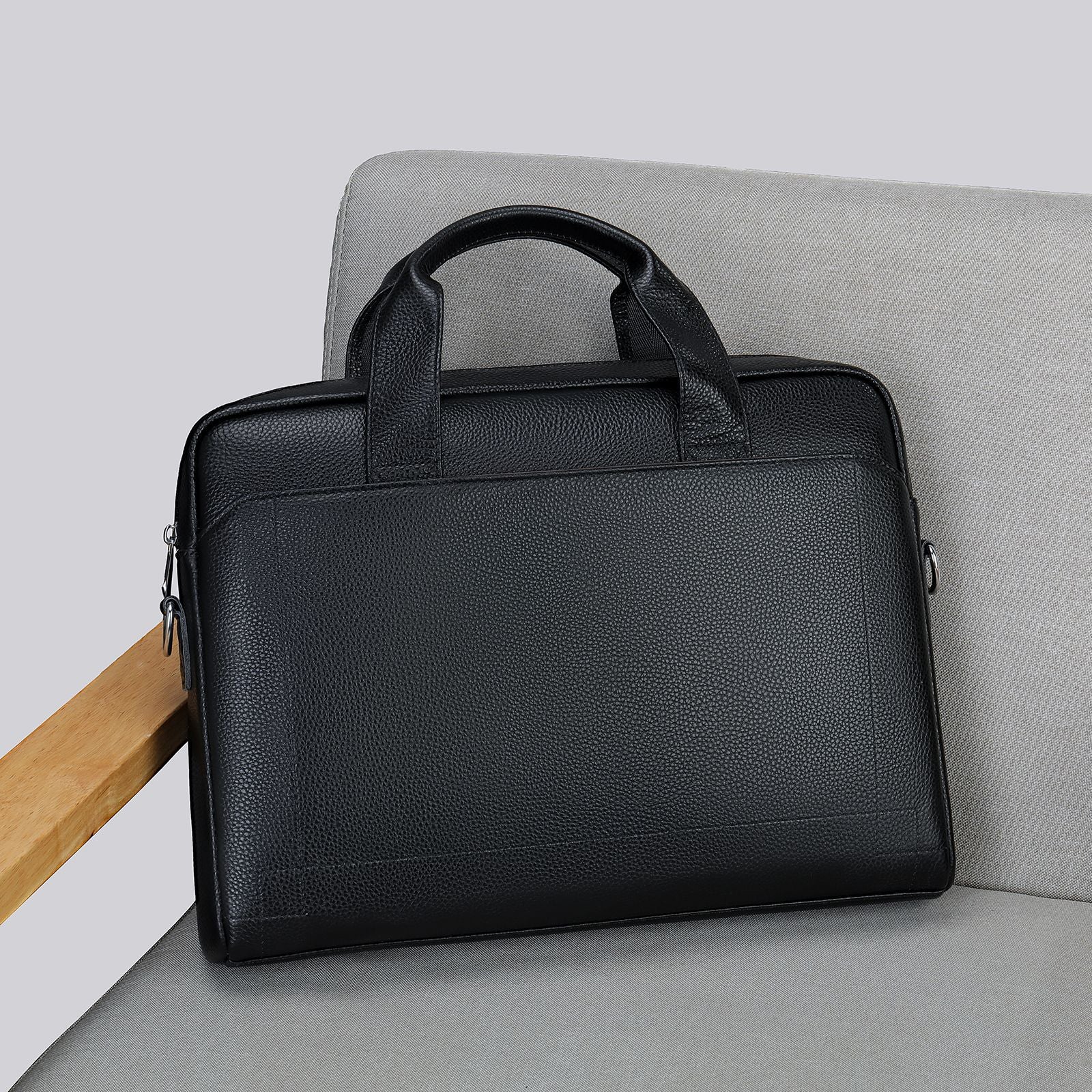 Handcrafted Leather Basis 14" Business bag #5006