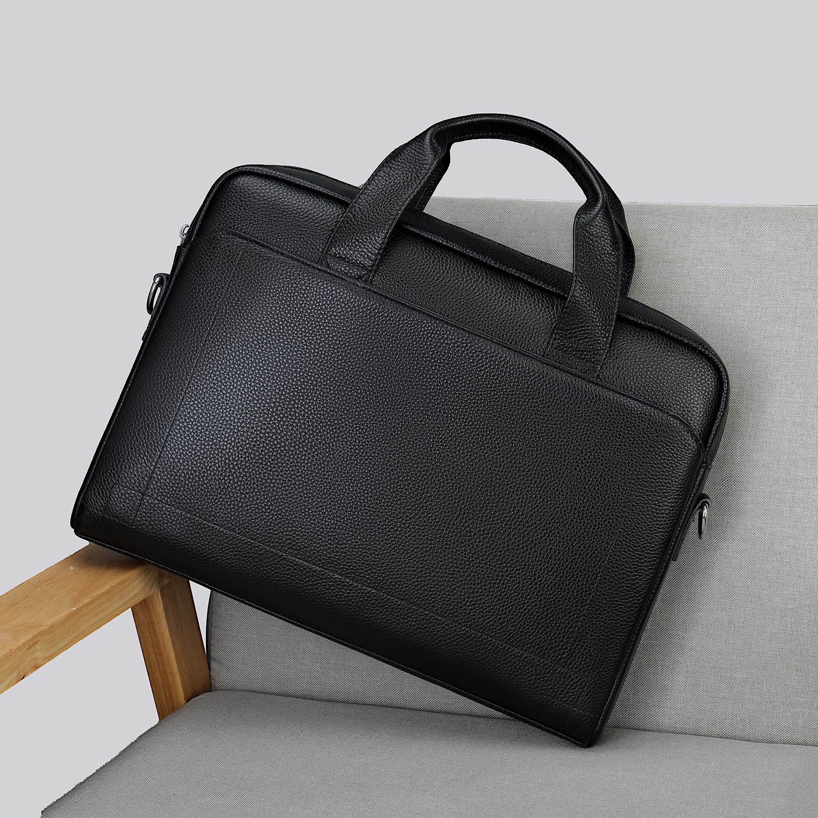Handcrafted Leather Basis 14" Business bag #5006