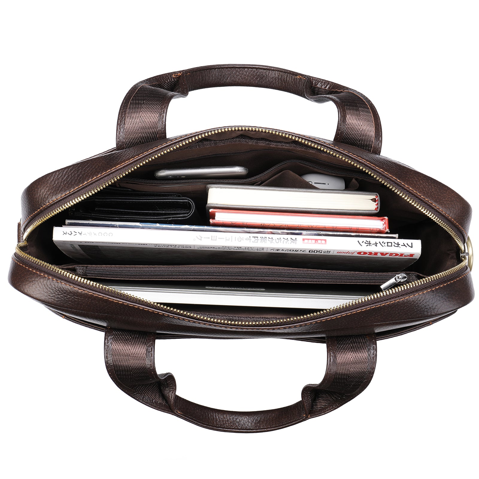 Handcrafted Leather Basis 14" Business bag #5006