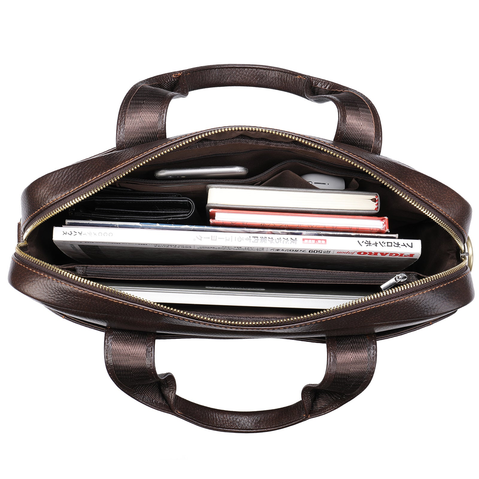 Handcrafted Leather Basis 14" Business bag #5006
