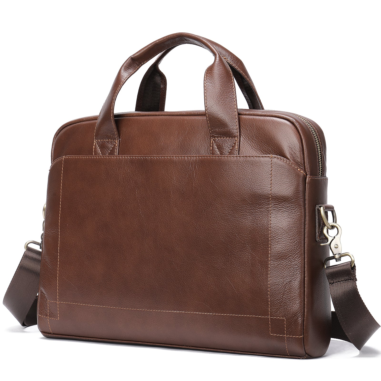 Handcrafted Leather Basis 14" Business bag #5006