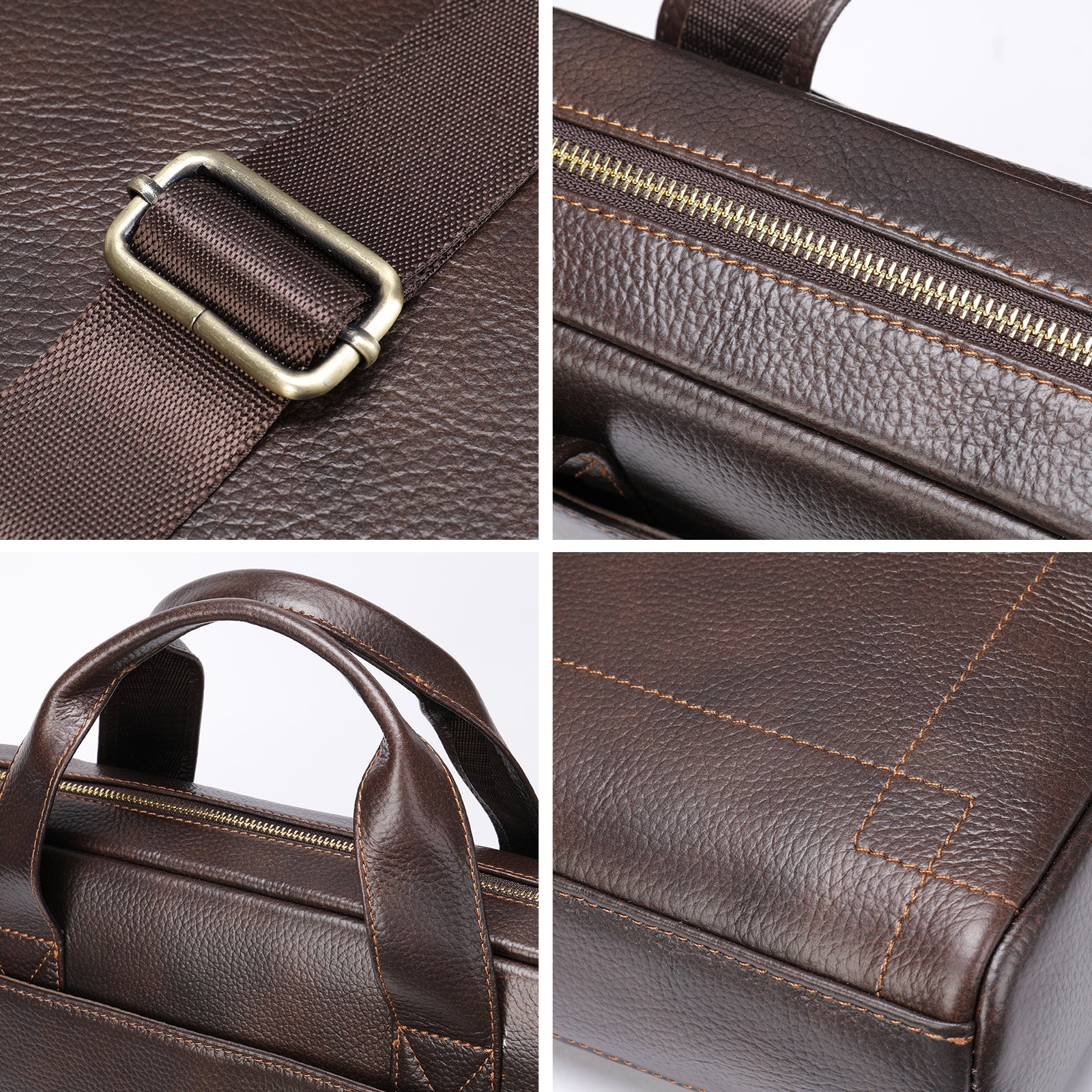 Handcrafted Leather Basis 14" Business bag #5006