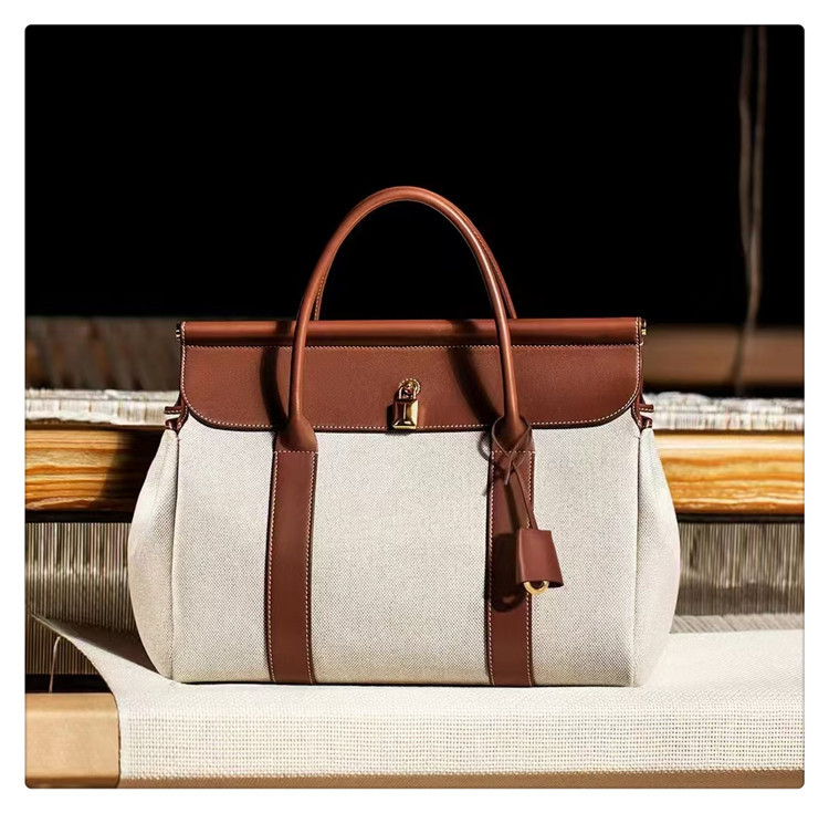 DEEPKEE-輕奢真皮手提公事包 17920號