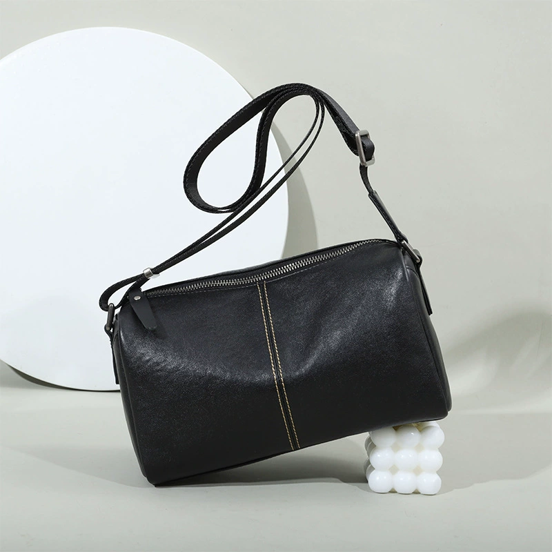 DEEPKEE 新款真皮斜挎包 男款時尚休閒高級感男挎包 2712B 號