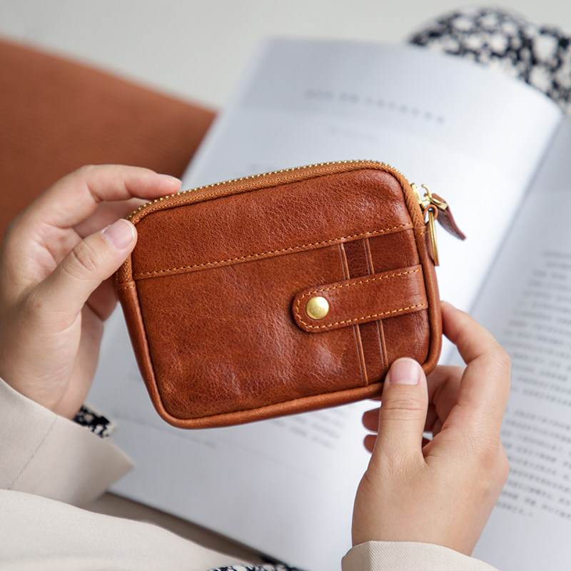 DEEPKEE 手作り真皮零錢収納包5953 號