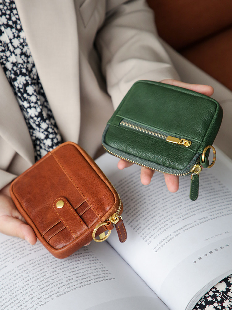 DEEPKEE 手作り真皮零錢収納包5953 號