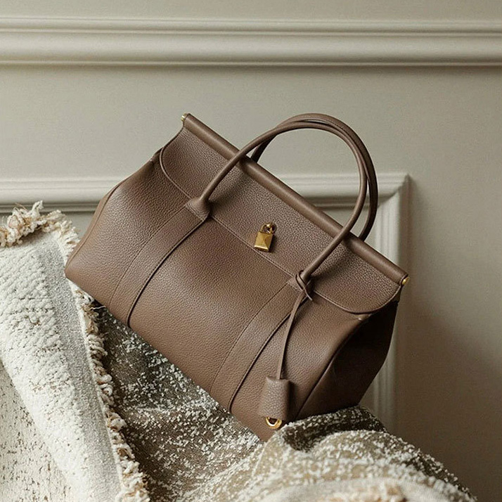 DEEPKEE-輕奢真皮手提公事包 17920號