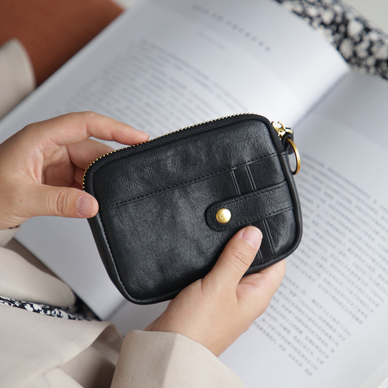 DEEPKEE 手作り真皮零錢収納包5953 號