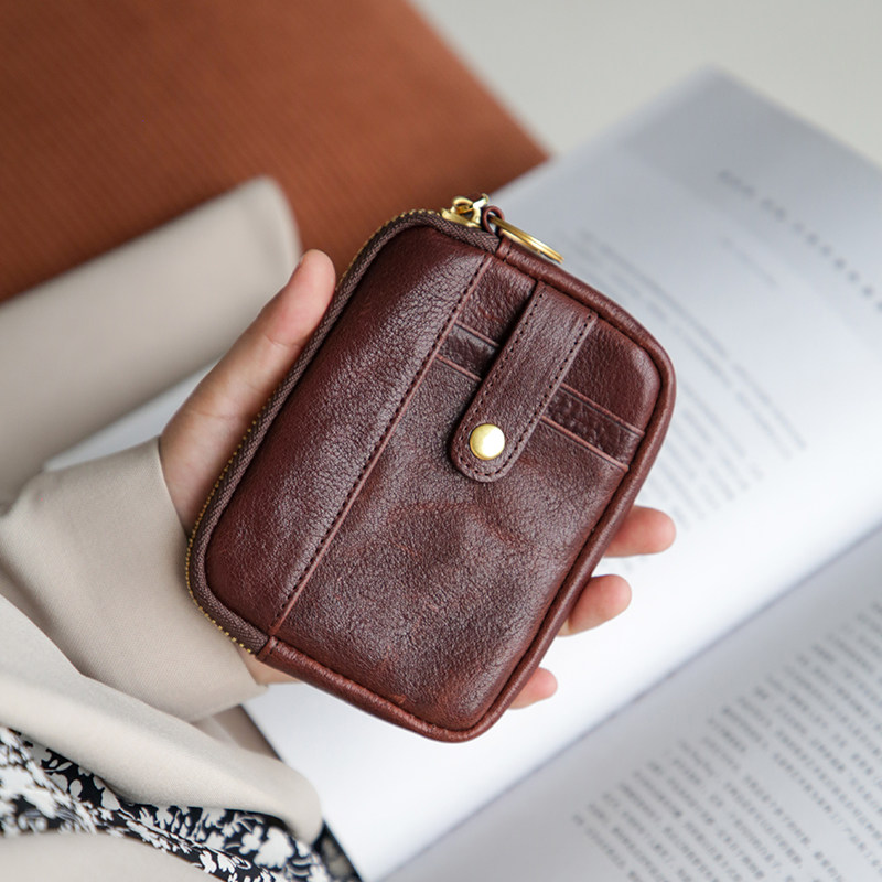 DEEPKEE 手作り真皮零錢収納包5953 號