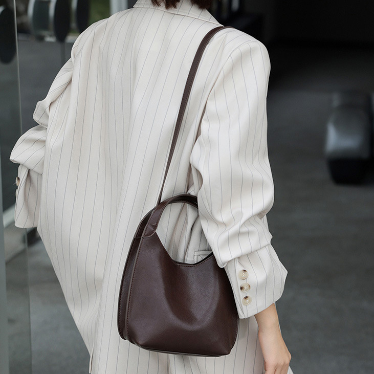 DEEPKEE 真皮小眾單肩斜挎包 手提包 1606 號