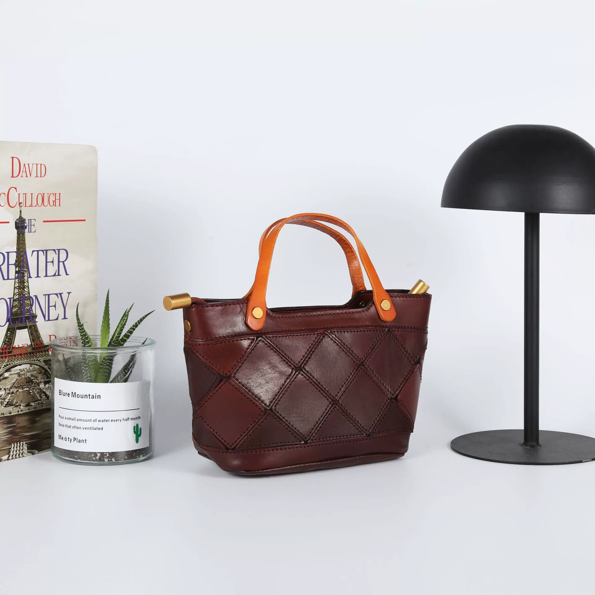 DEEPKEE 植鞣皮輕便手提小包包 3196 號